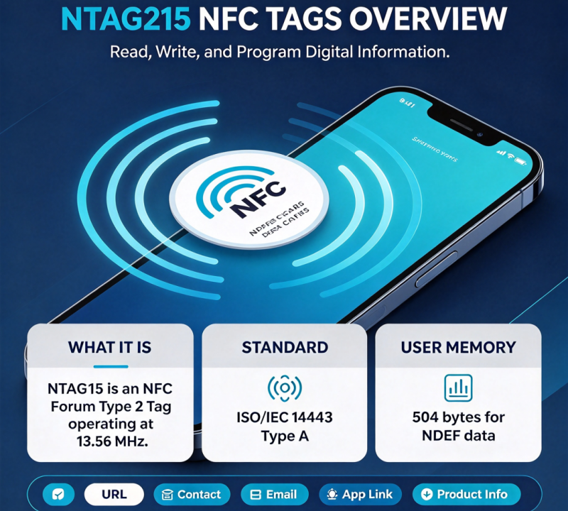 NTAG215 NFC TAGS OVERVIEW